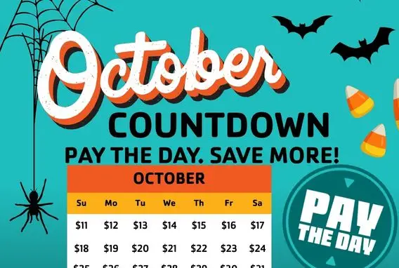 OCTOBER COUNTDOWN STARTS OCT. 11